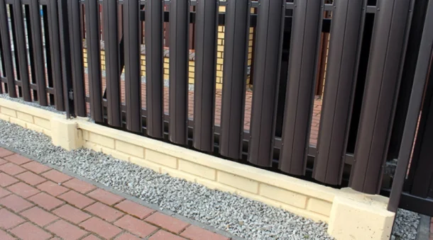 Металлический штакетник круглый 3